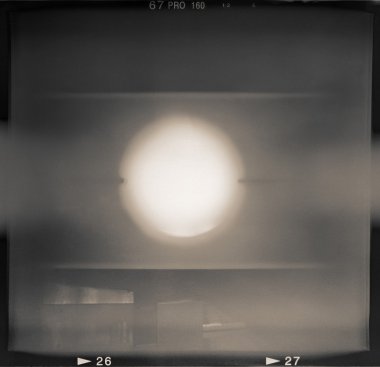Lightleaked film frame clipart