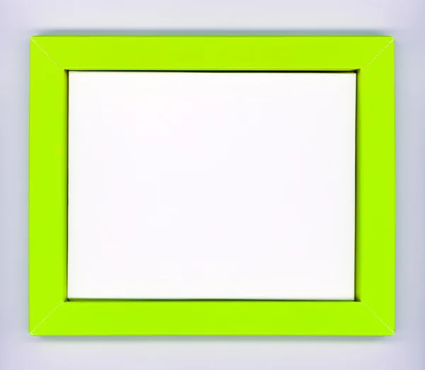 Boş yeşil kağıt çerçevesi — Stok fotoğraf