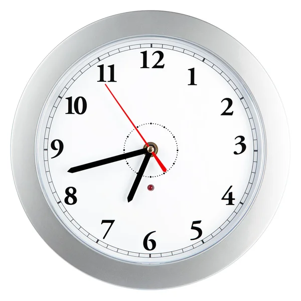 Simple modern wall clock — Stock Photo, Image