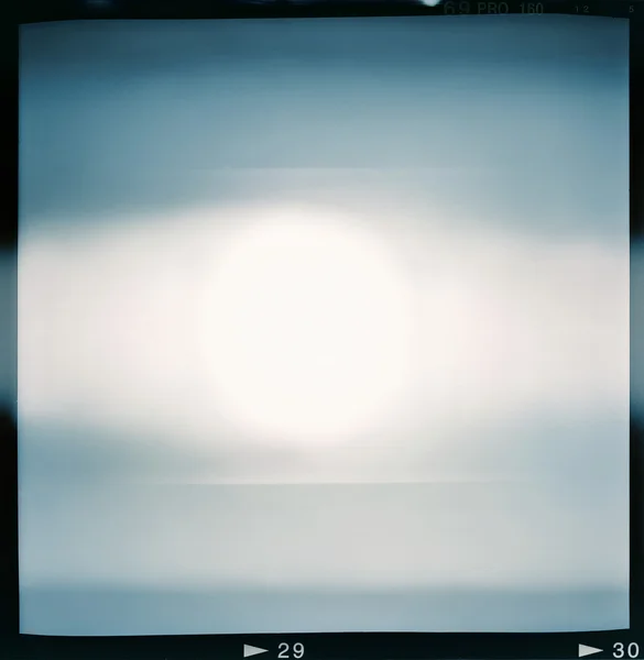 Lightleaked film frame — Stock Photo, Image