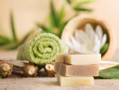 Natural soaps clipart