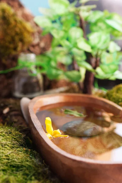 Outdoor spa setting — Stock Photo, Image