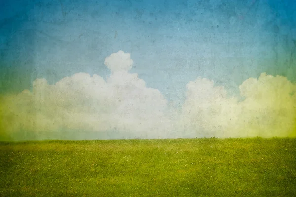 Grunge background with landscape — Stock Photo, Image
