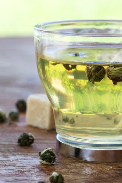 Bolas de chá verde — Fotografia de Stock