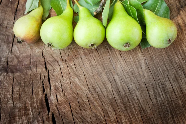 新鮮な収穫梨 ロイヤリティフリーのストック写真