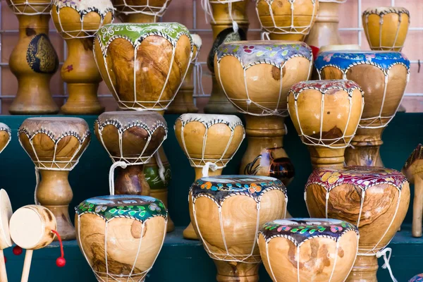 Wooden bongos — Stock Photo, Image