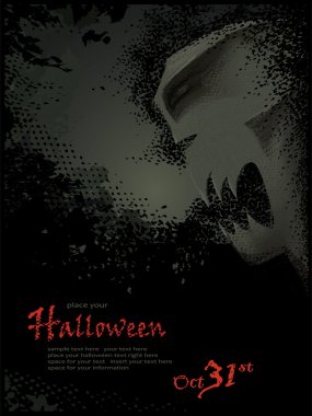 Halloween vector template. clipart