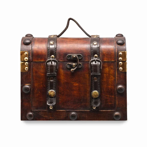 Wooden Vintage Chest — Stock Photo, Image