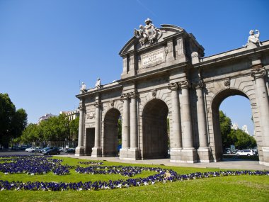 Alcala Gate, Madrid clipart