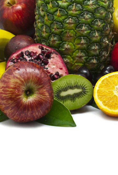 Composição isolada de frutas — Fotografia de Stock