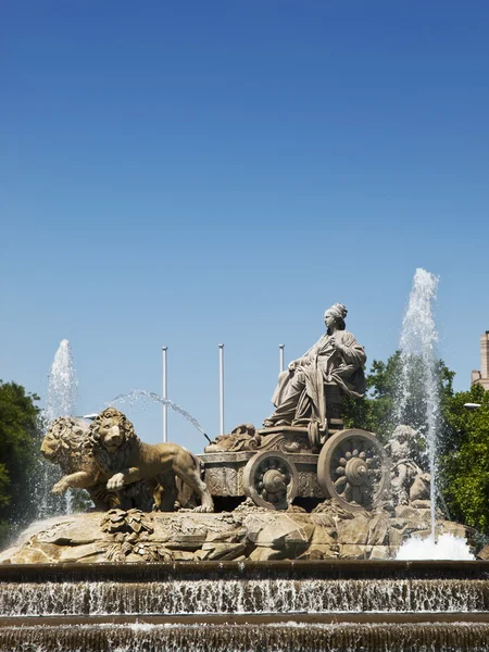 Cibeles Fountain, Madrid — Stock Photo, Image