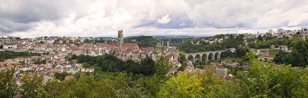 Fribourg panorama, schweiz — Stockfoto