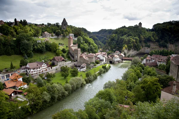 Fribourg Panorama, Suisse — Photo