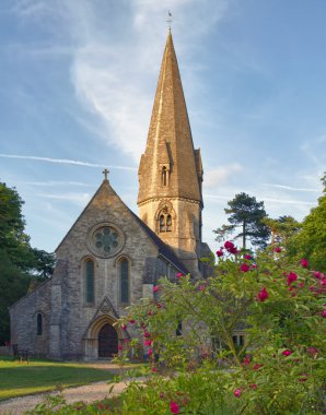 eski kilisede cotswolds, leafield, İngiltere