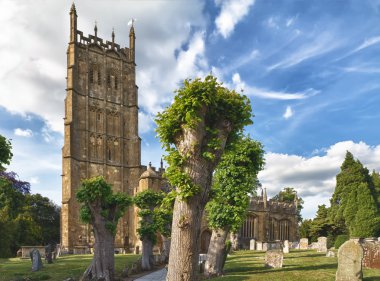 St James church in Chipping Campden, Cotswolds, UK clipart