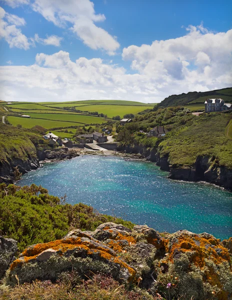 Bucht von Port Quin, Cornwall, UK — Stockfoto