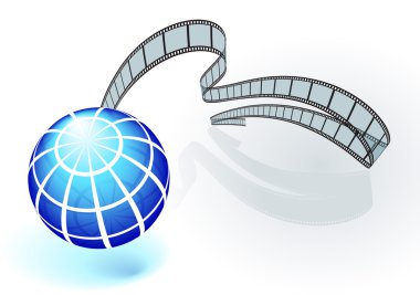 International film festival background clipart