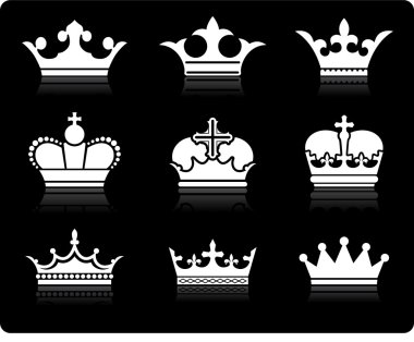 crown design collection clipart