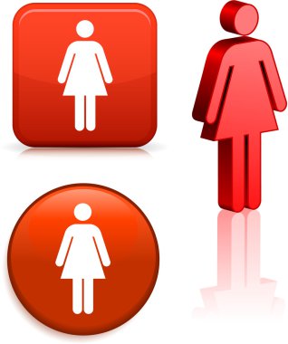 Female Stick Figure clipart