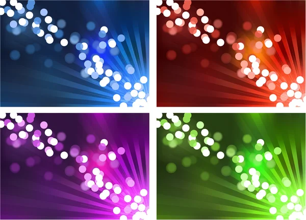 Defocused lights design background — Stock Vector