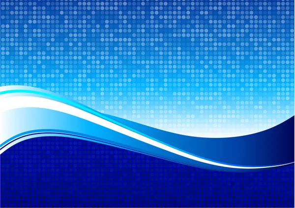 Vague bleue motif internet fond — Image vectorielle