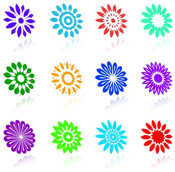 Floral design collection — Stock Vector