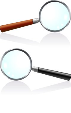 Magnifying Glass Set clipart