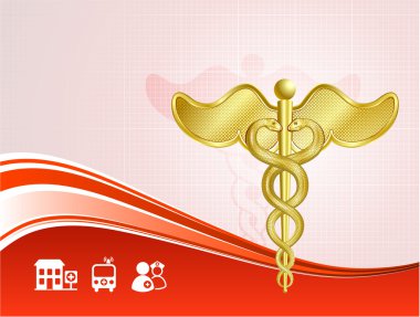 Medical health care background clipart