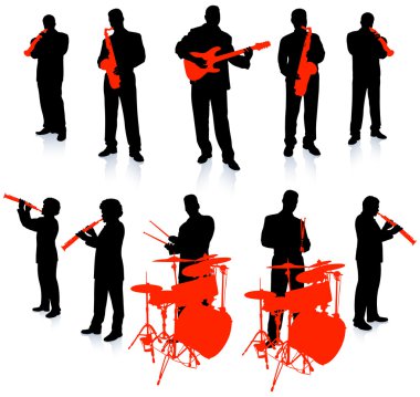 Live Music Band Collection clipart