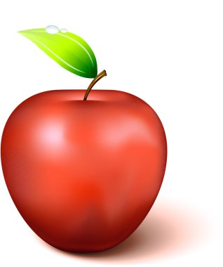 Red Apple clipart