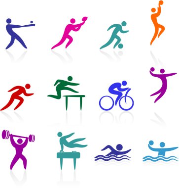 sports icon collection clipart