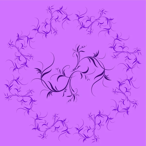 Absztrakt lila tervezési minta — Stock Vector