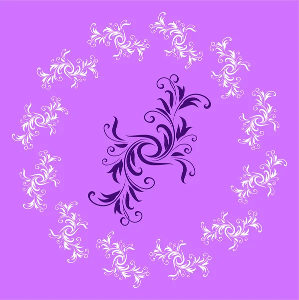 Abstract Purple Design Pattern — Stock Vector