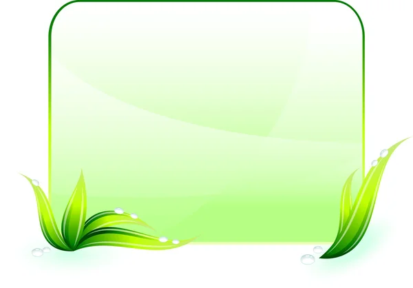 Gröna miljöskydd bakgrund — Stock vektor