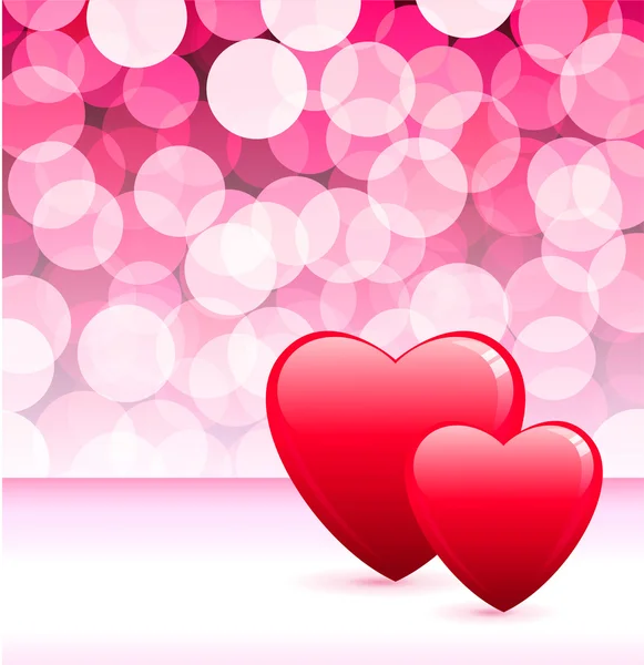 Romantische Valentinstag Design Hintergrund — Stockvektor