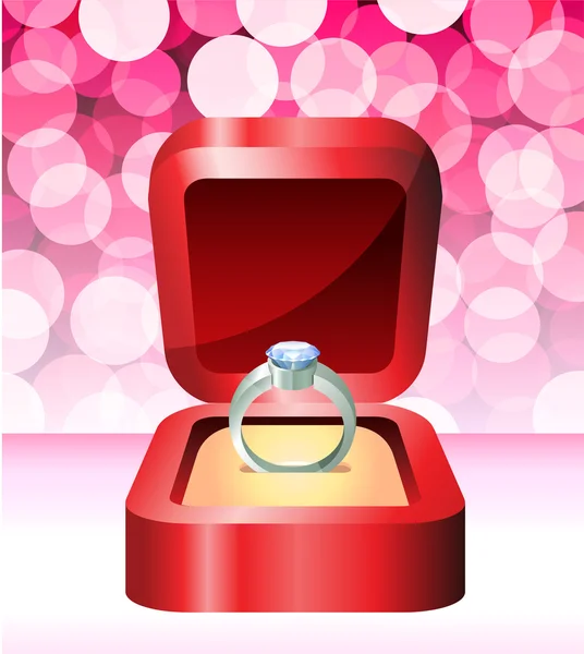 Diamant Valentinstag Design Hintergrund — Stockvektor