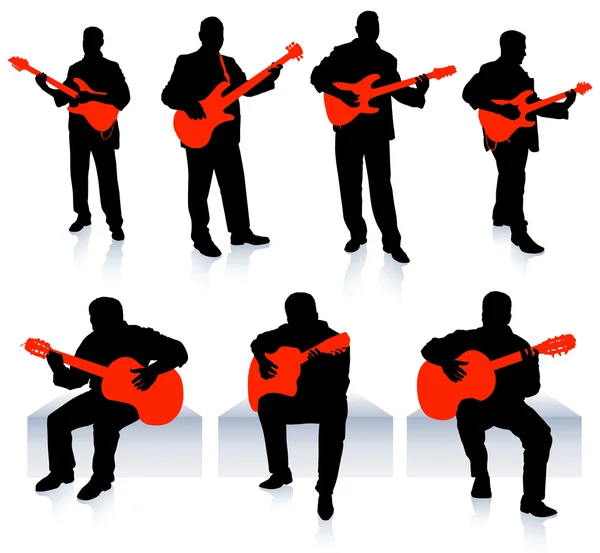 Live Music Band Collection — Stock Vector