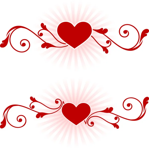 Valentine's Day Heart Design Collection — Stock Vector © iconspro #6508138