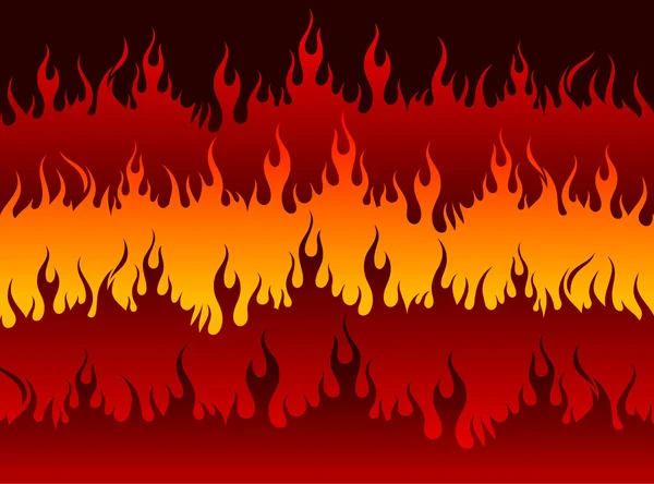 Feuer in der Hölle — Stockvektor