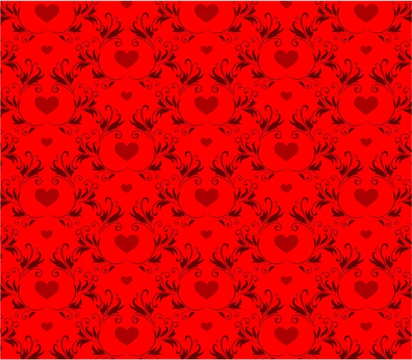Fond motif coeur — Image vectorielle