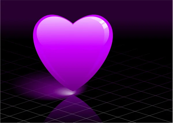 Пурпурне серце — стоковий вектор