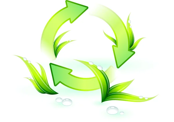 Ανακύκλωση σημάδι — Διανυσματικό Αρχείο
