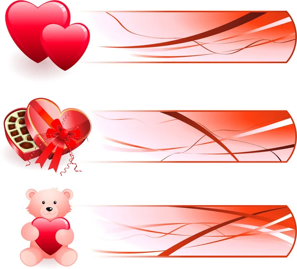 Romantic Valentine's Day design background — Stock Vector
