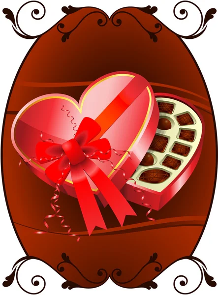 Romantische Valentinstag Design Hintergrund — Stockvektor