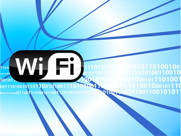 Φόντο τεχνολογία WiFi — Διανυσματικό Αρχείο
