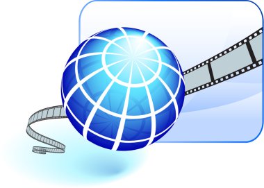 International film festival background clipart