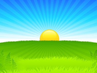 Sunset internet background clipart