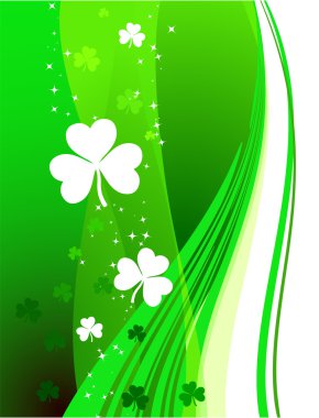 St. Patrick'ın gün yeşil arka plan