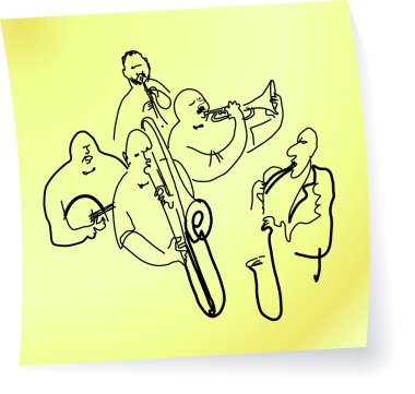 Live Jazz & Blues clipart