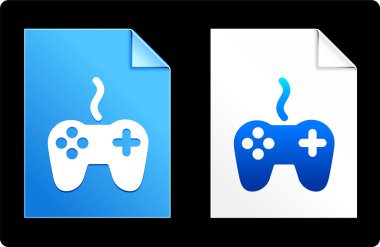 Game Controller on Paper Set clipart